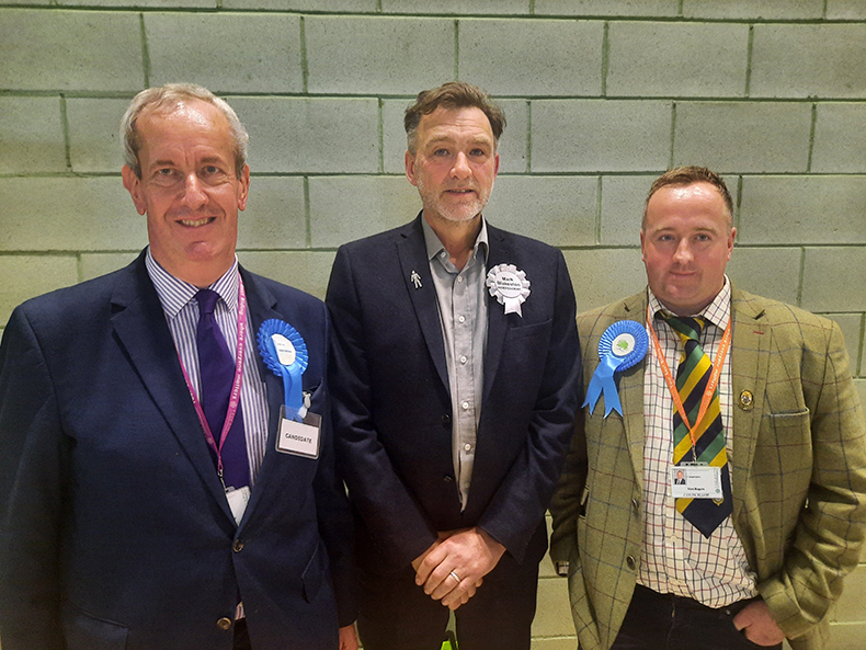 Councillors Michael Lee, Mark Blakeston and Matt Rogers